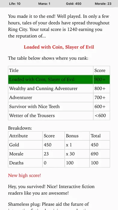 Dungeons and Decisions RPG