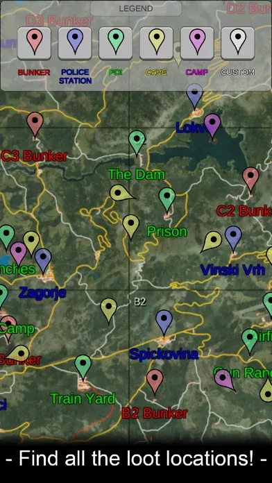 Map for SCUM