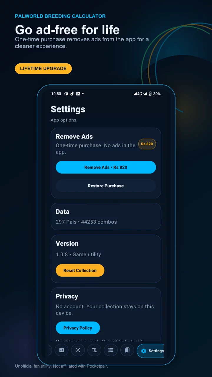 Palworld Breeding Calculator