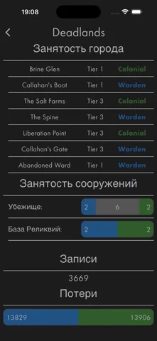 War Report for Foxhole