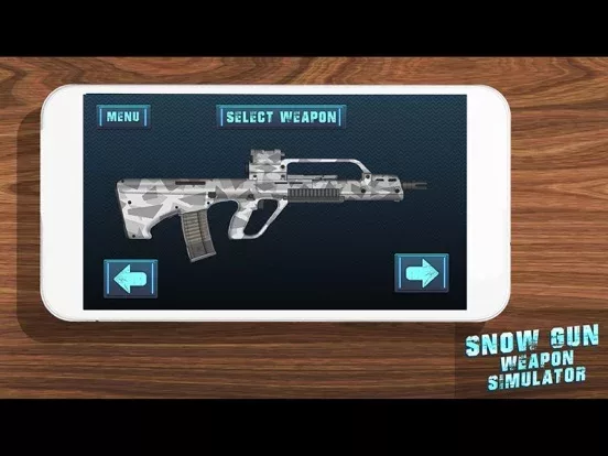 Snow Gun Weapon Simulator