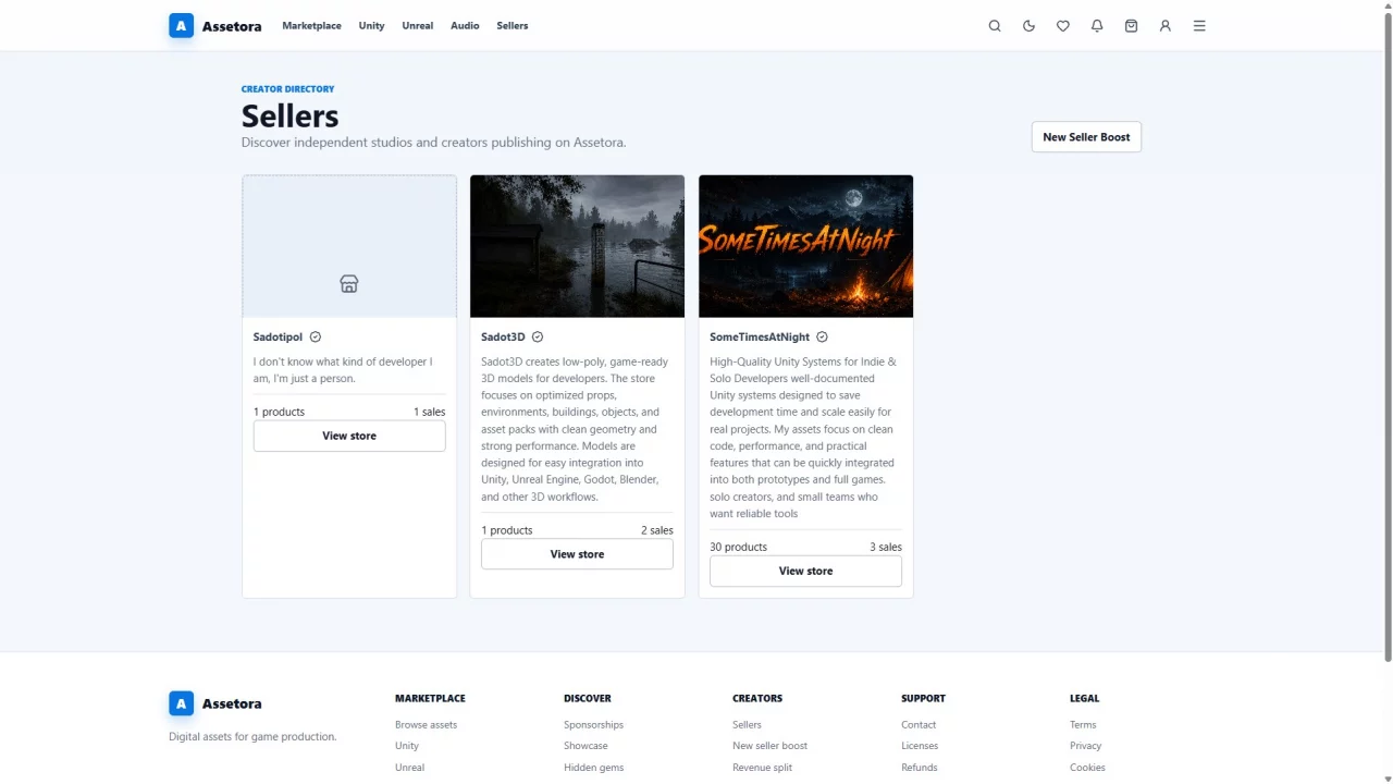 Assetora Marketplace