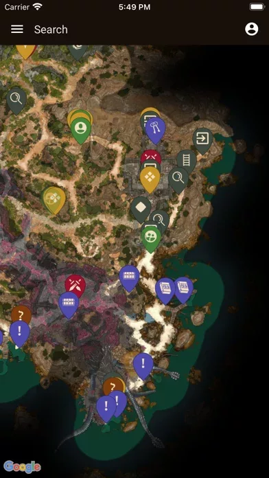 MapGenie: BG3 Map