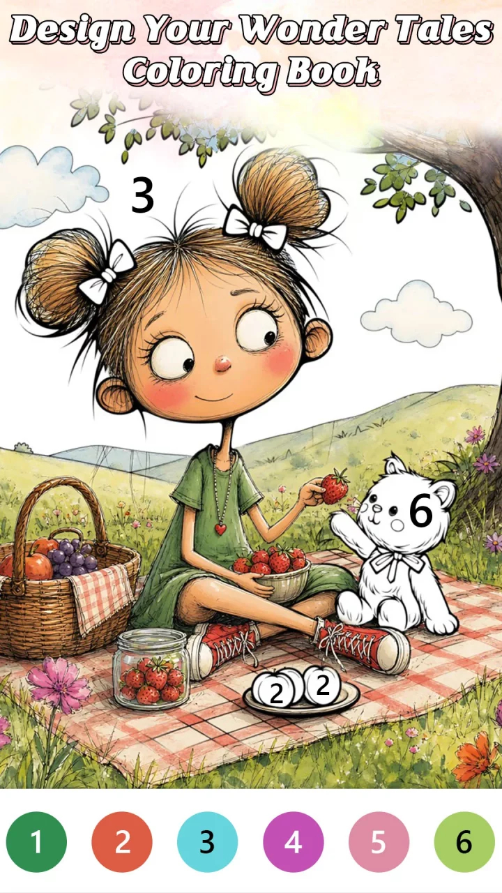 Wonder Tales Coloring Book