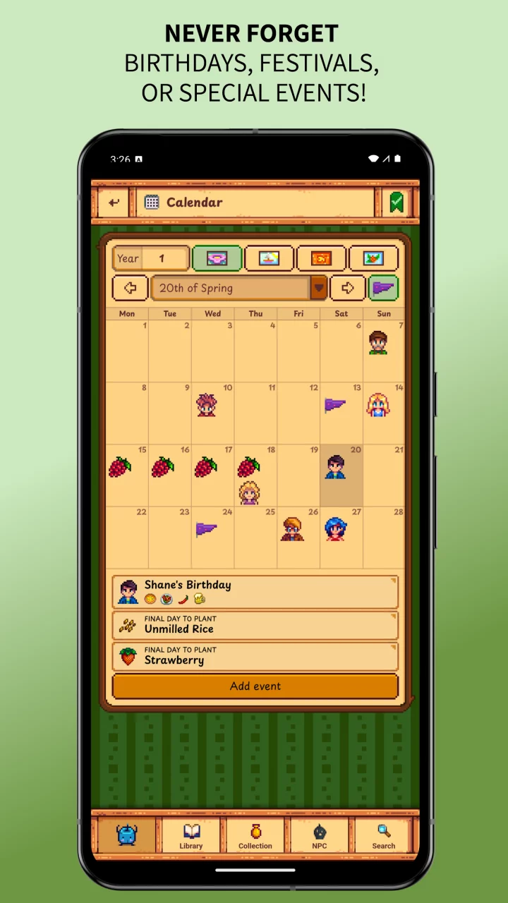 Gunther's Library for Stardew