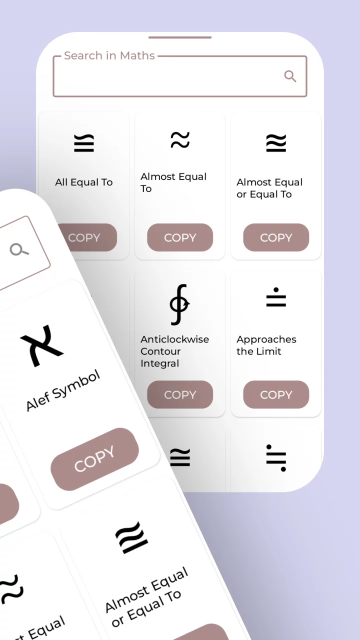 Scopy: Symbols, Fonts, Kaomoji