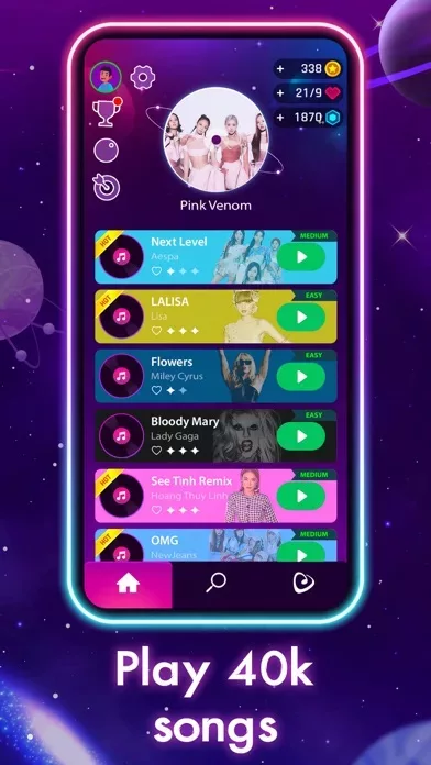 Dancing Road - игры с музыкой