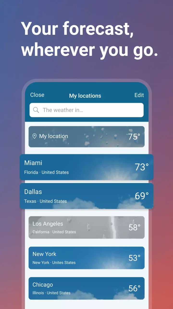 Weather & Radar Forecast