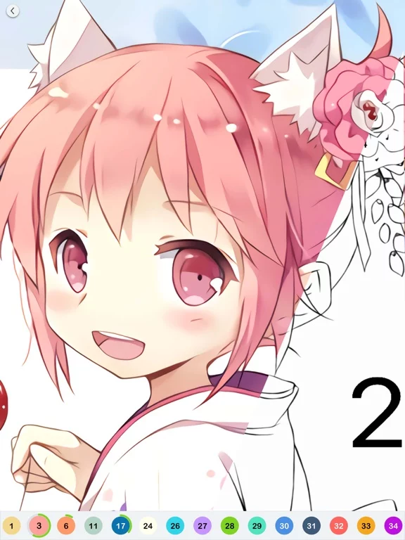 Anime Paint - Color By Number