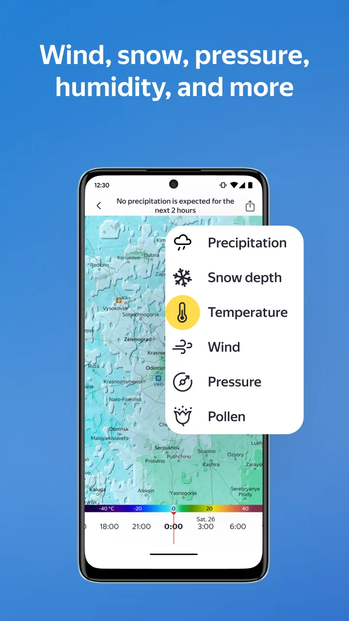 Yandex Weather & Rain Radar