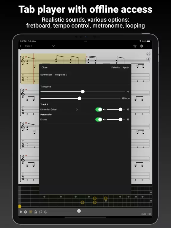 GuitarTab - Tabs & chords Pro