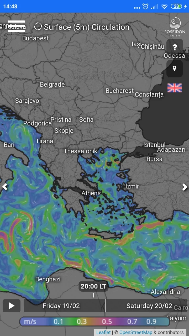 POSEIDON System Weather
