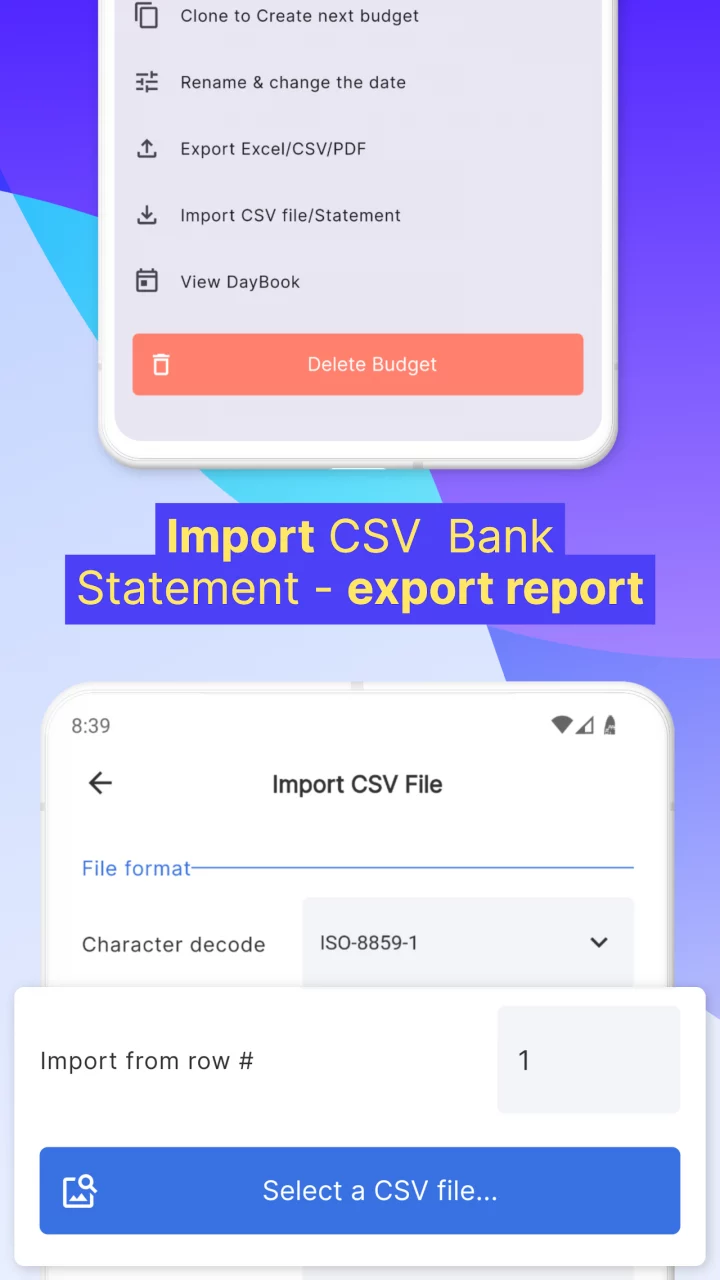 Family budget—Spending tracker