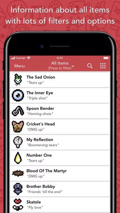Guide for Binding of Isaac