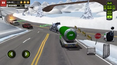 Ice Road Truck Parking Sim
