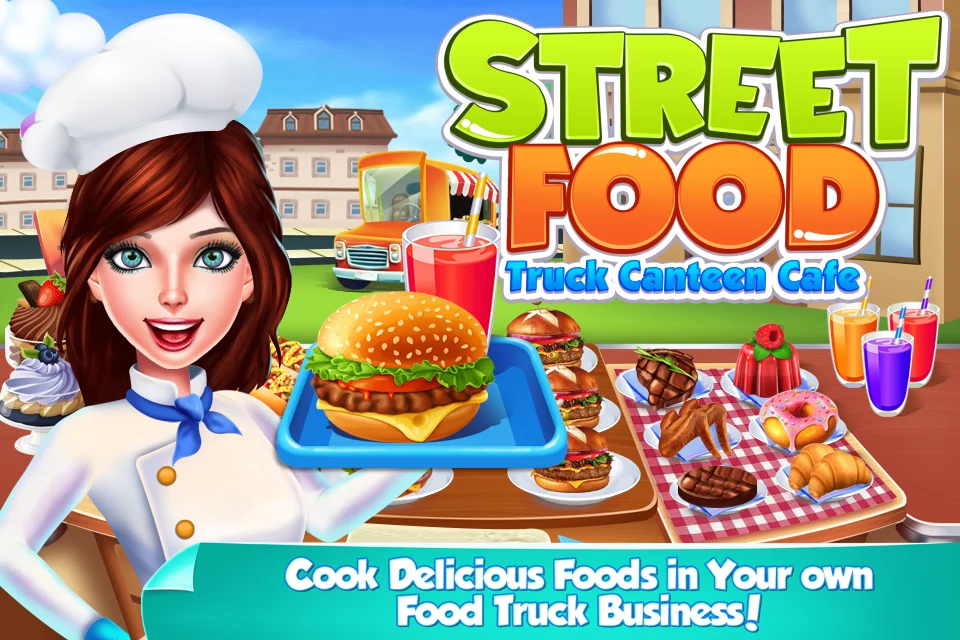 Food Truck Cafe Game for Girls