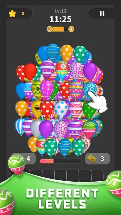 Balloon Master 3D: Три в ряд