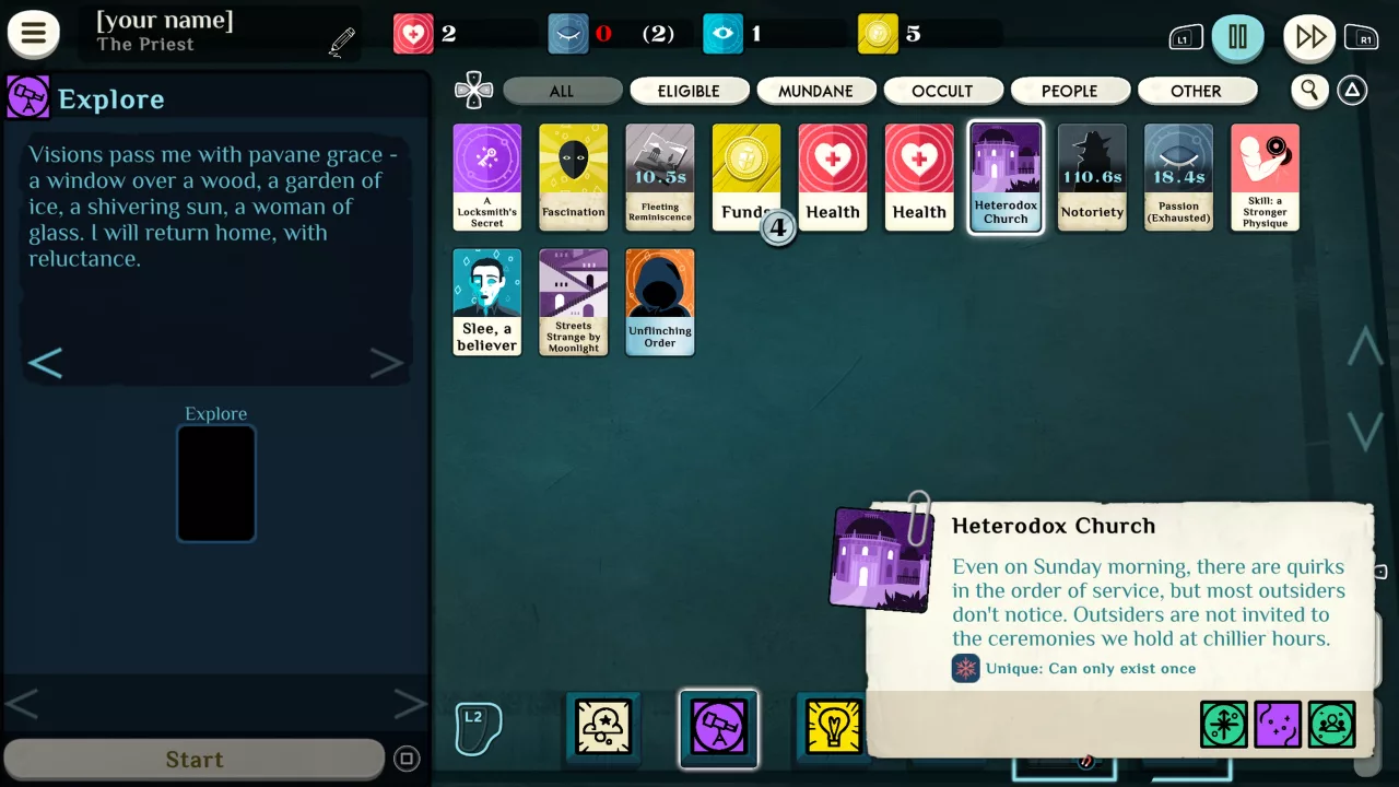 Cultist Simulator: Initiate Edition