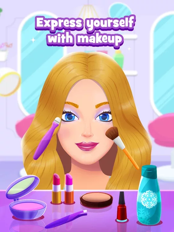Kids Makeup Games & Hair Salon