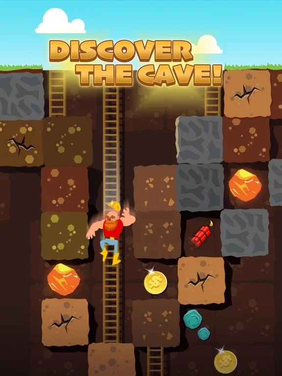 Gold Digger FRVR - Deep Mining