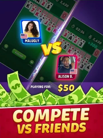 Solitaire-Play for Cash