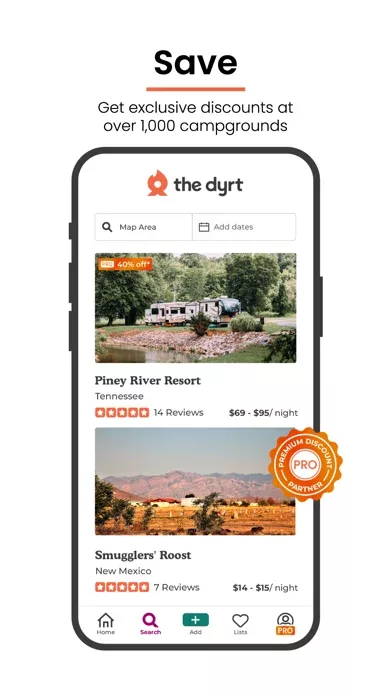 The Dyrt: RV & Free Camping