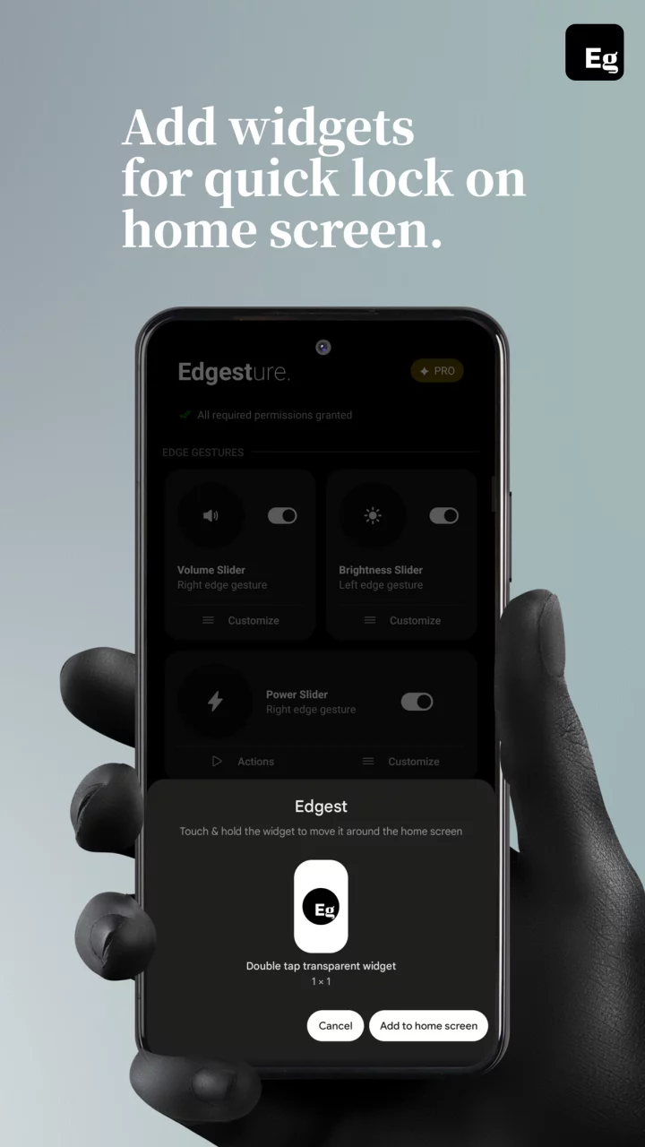 Edgest Edge Gestures & Control