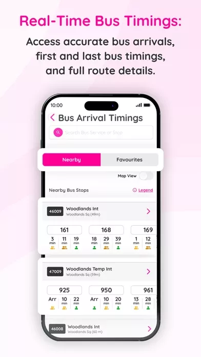 WINK+ MRT Map, Bus, Food Deals