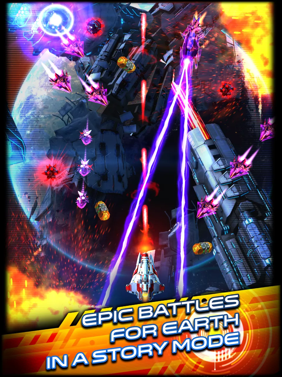 Space Galaxy Warrior Shooter