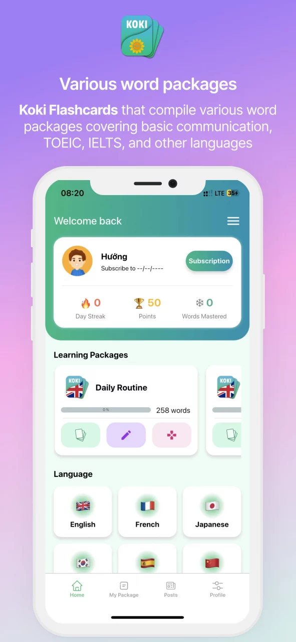 Koki FlashCards