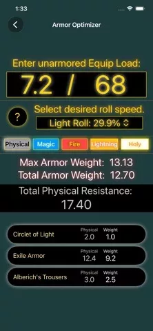 Elden Ring Armor Optimizer