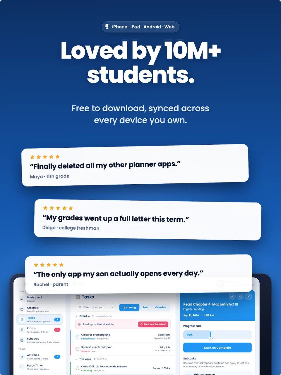 My Study Life - School Planner