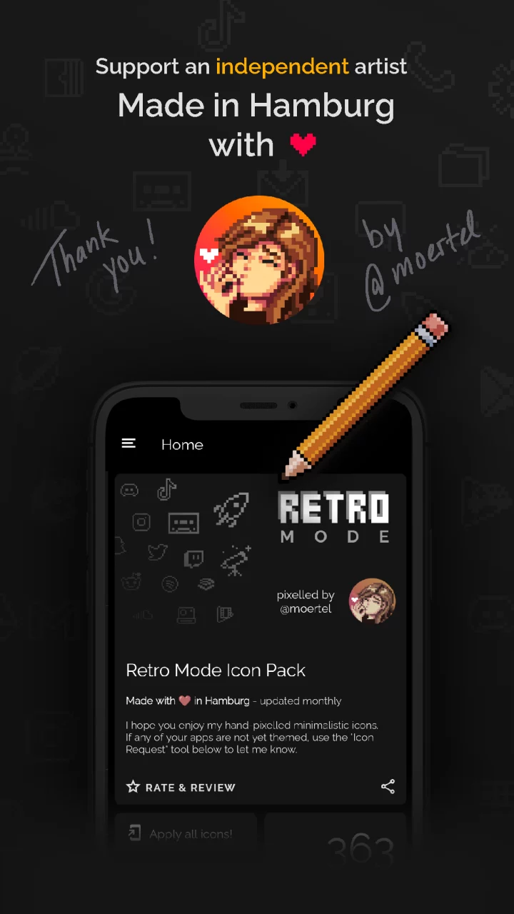 Retro Mode - Icon Pack (Light)