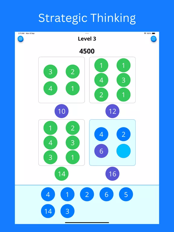 Number Quads - Math Puzzles