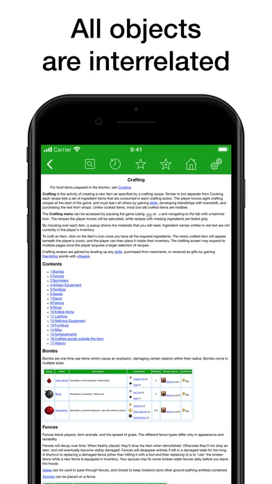 Database for Stardew Valley