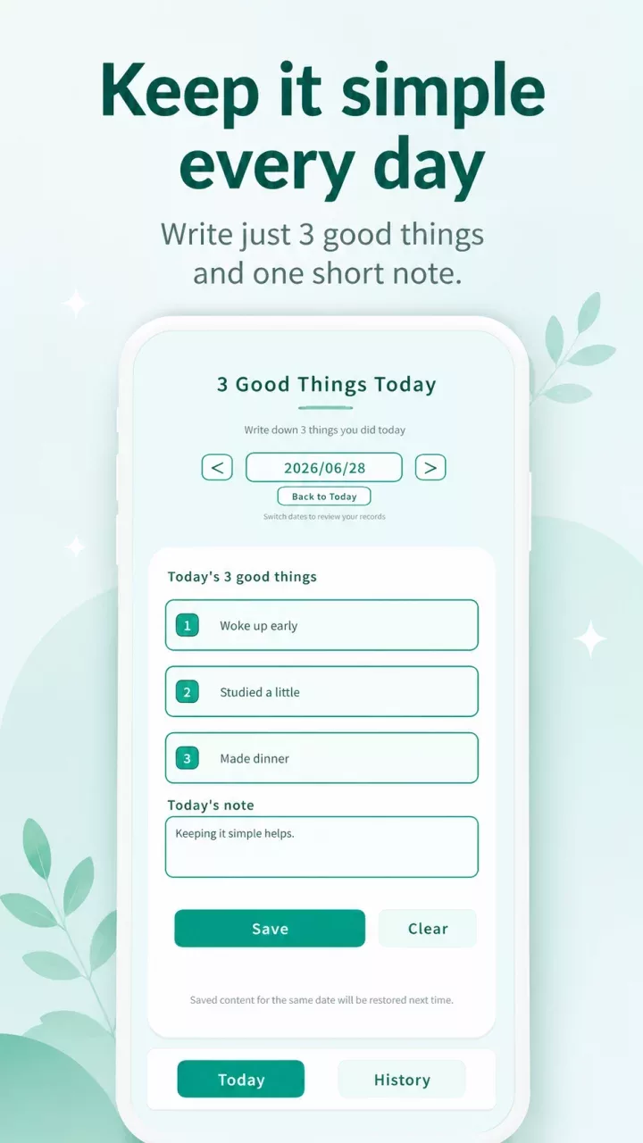 3 Good Things Today