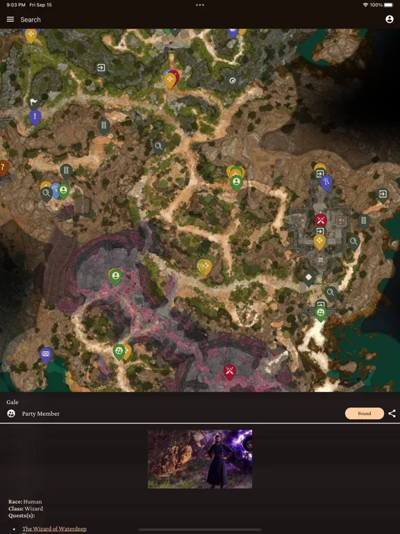 MapGenie: BG3 Map
