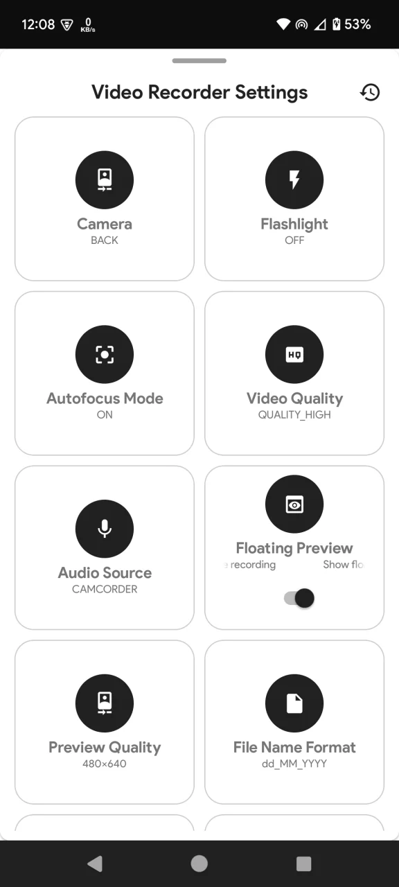 Black Video: Background Record
