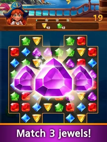 Jewels Uncharted:Match3 Puzzle