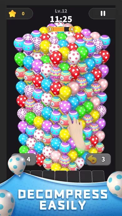 Balloon Master 3D: Три в ряд