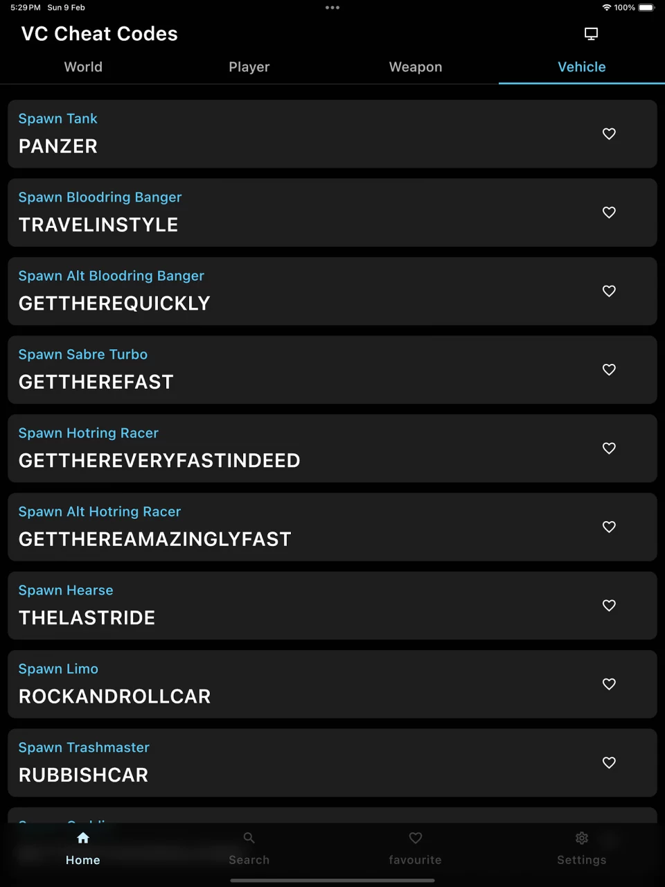 Cheat Codes for GTA Cheats Pro