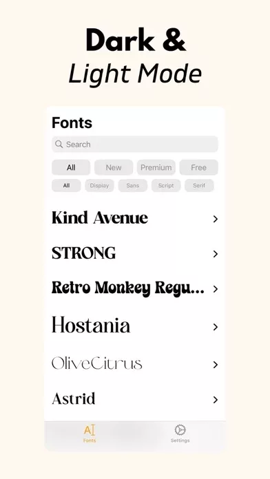 Fonts for Procreate+