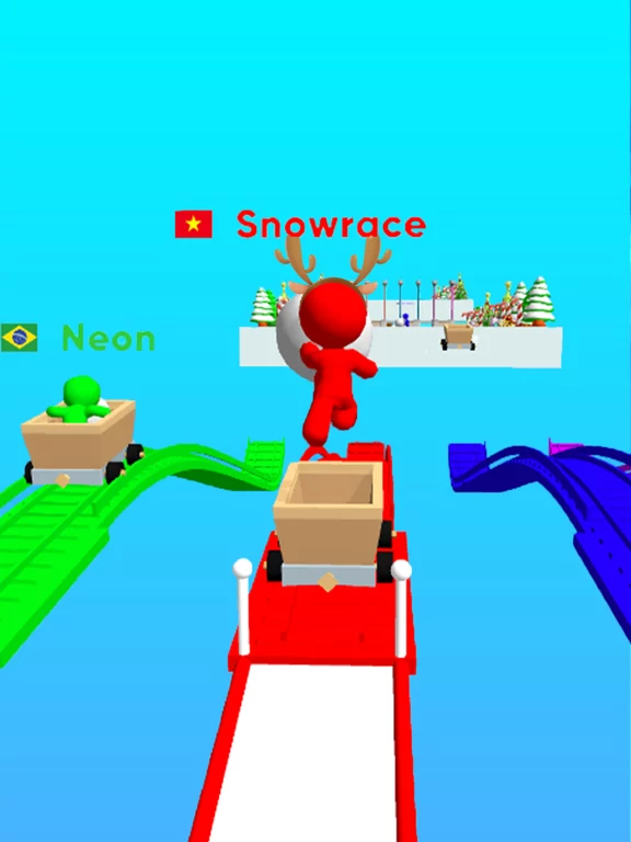 Snow Race 3D™: Fun Xmas Racing