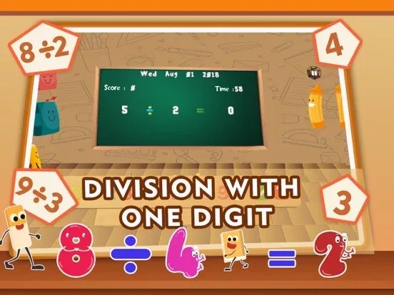 Learning Math Division Games