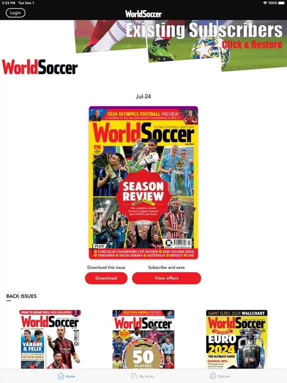World Soccer Magazine