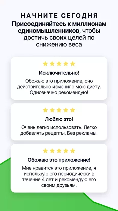 Счетчик Калорий от fatsecret