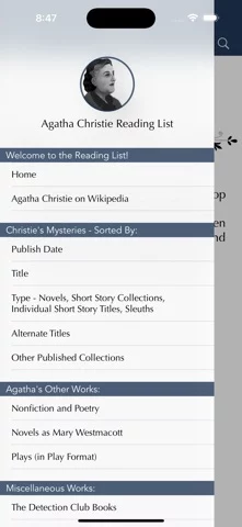 Agatha Christie Reading List