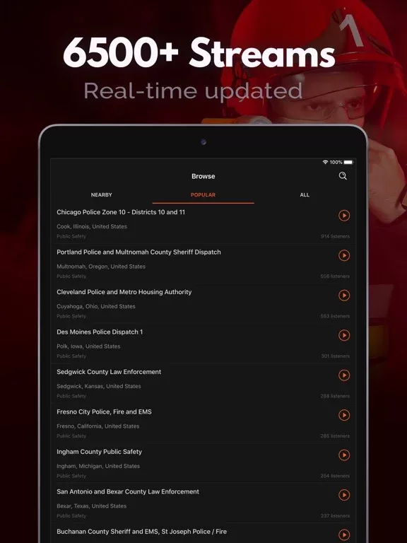 Police Scanner: Fire Radio