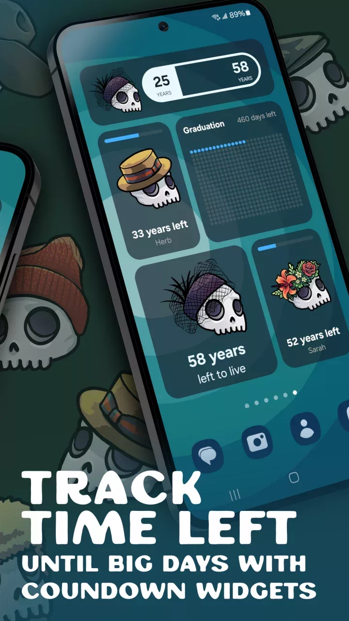 mori: memento mori countdowns