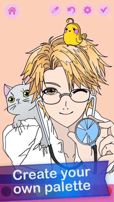 Kawaii Anime Coloring Book